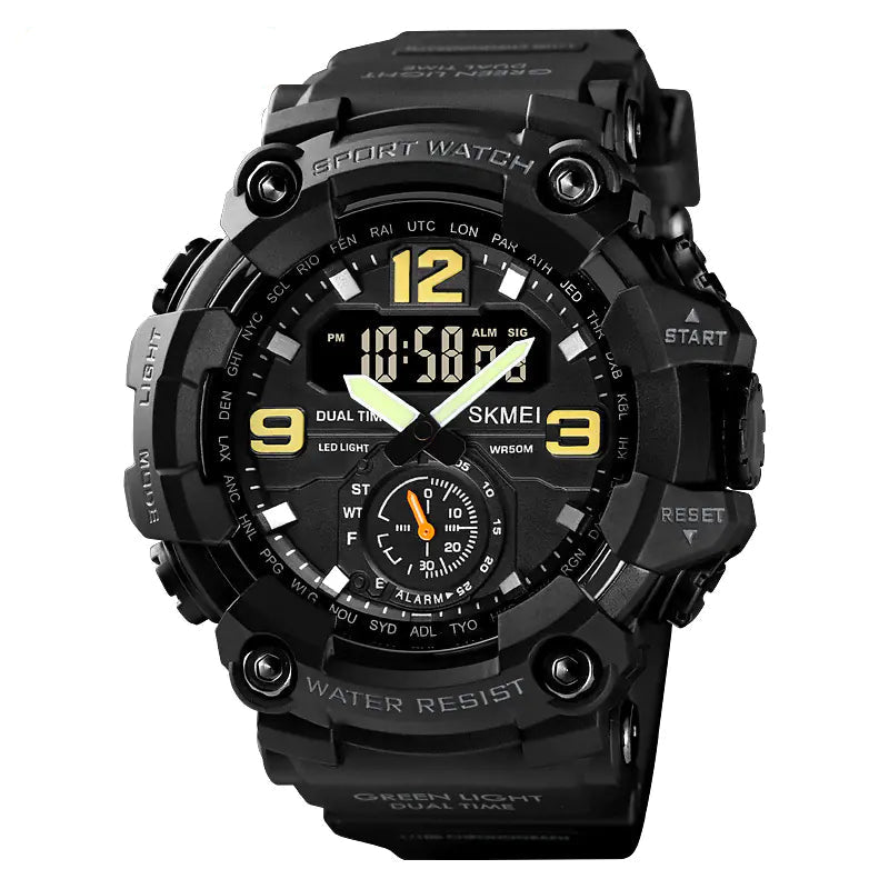 Dual Display Sports Watch for Men