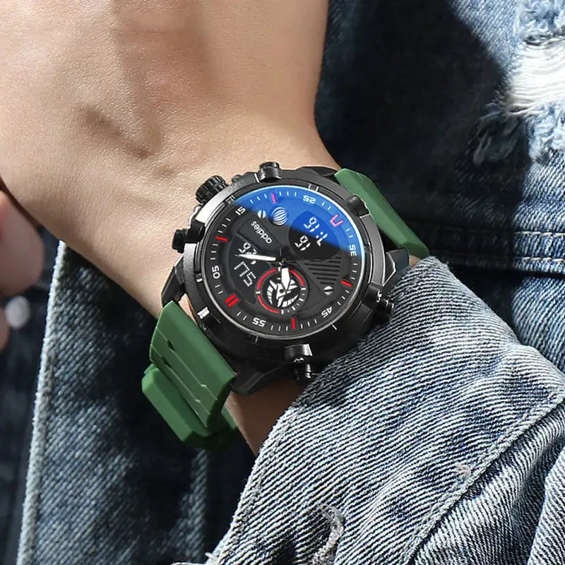 Luminous Metal Sports Watch for Men