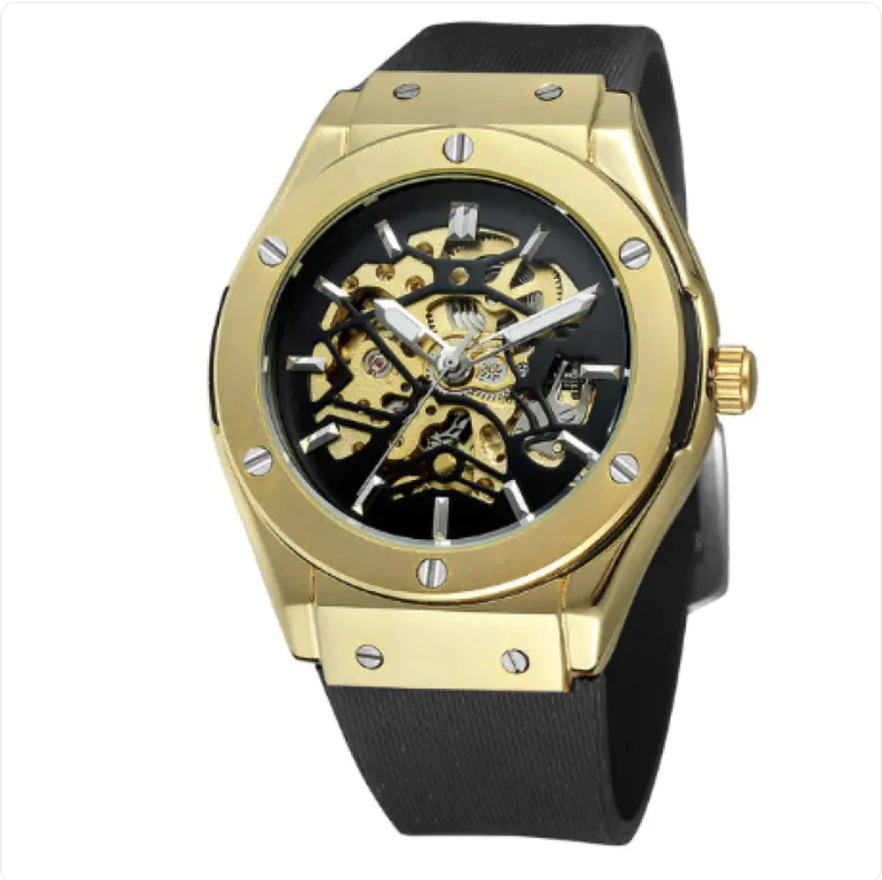 Men's Casual Hollow Mechanical Watch