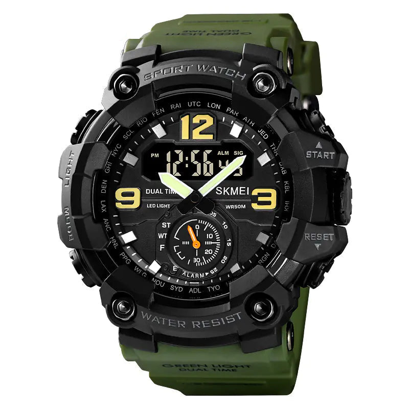 Dual Display Sports Watch for Men