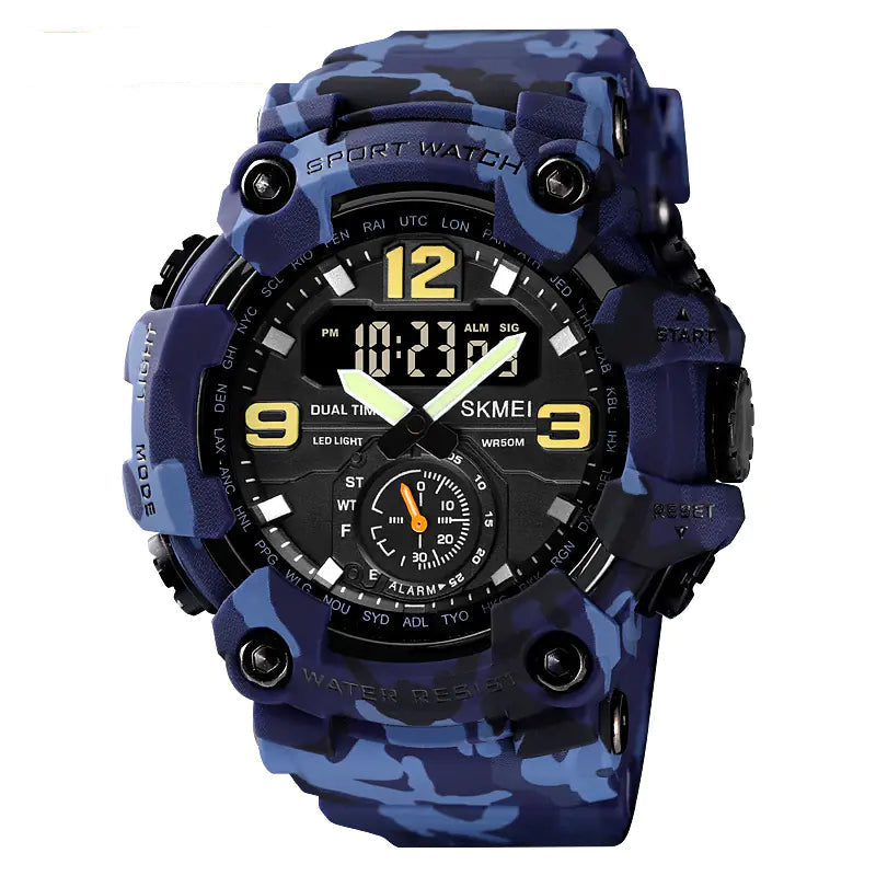 Dual Display Sports Watch for Men