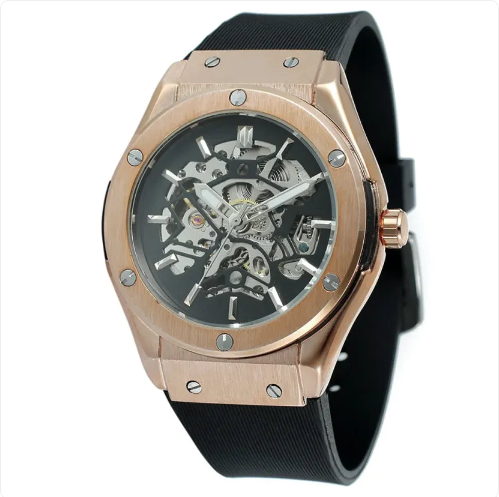 Men's Casual Hollow Mechanical Watch