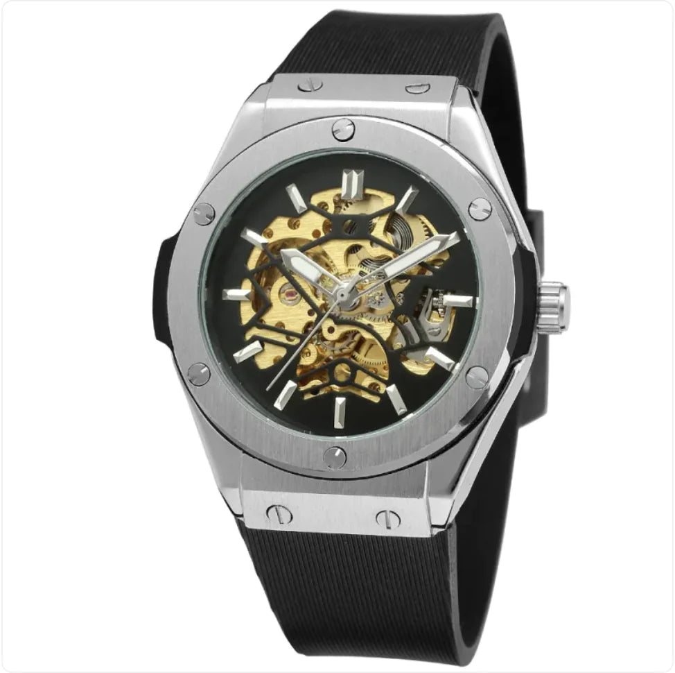 Men's Casual Hollow Mechanical Watch