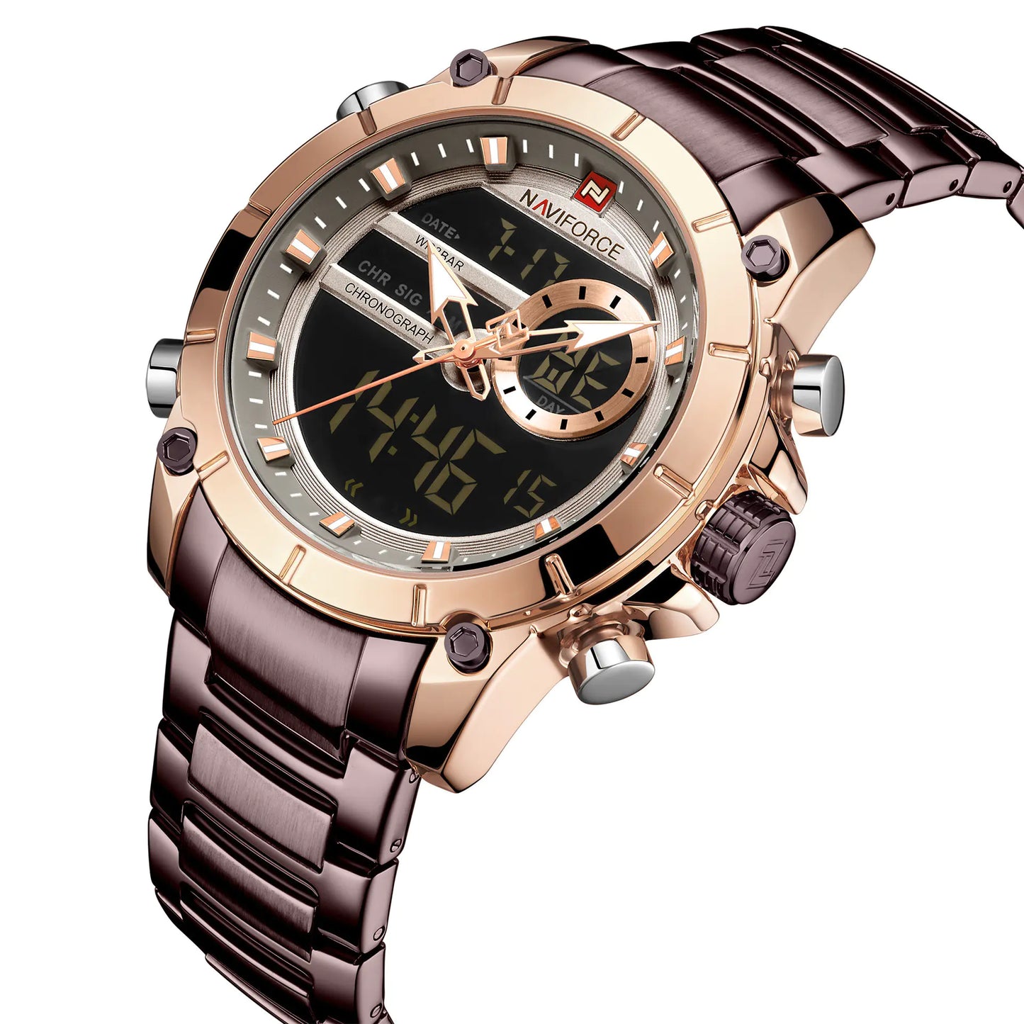 Quartz Watch with Steel Band