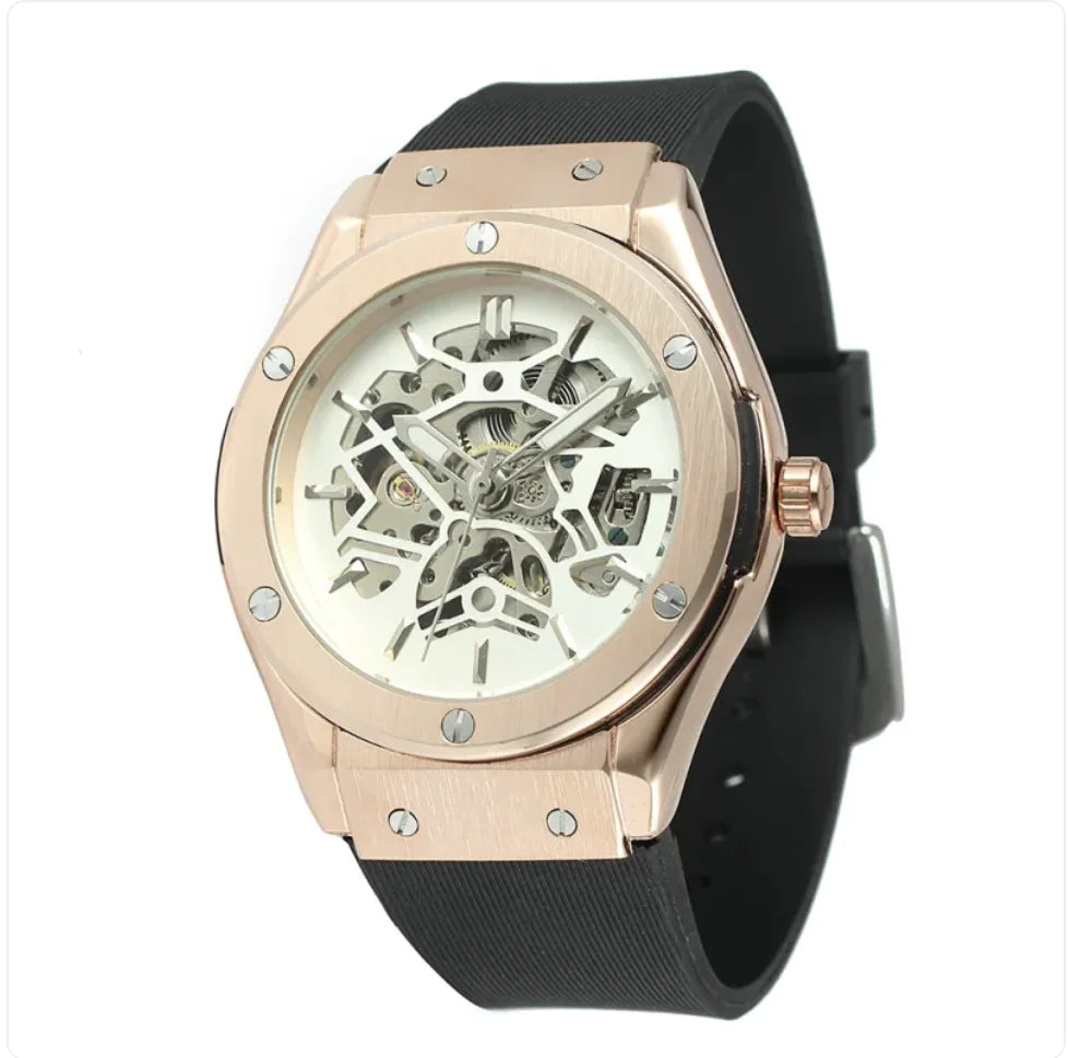 Men's Casual Hollow Mechanical Watch