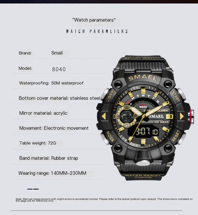 Waterproof Sports Watch for Men