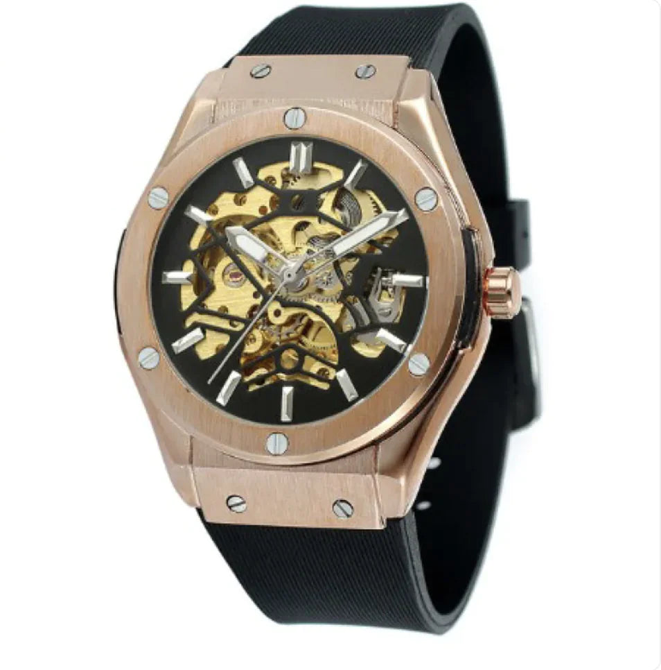 Men's Casual Hollow Mechanical Watch