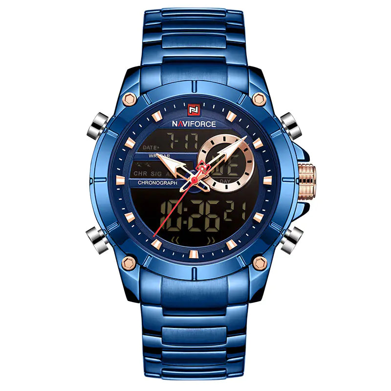 Quartz Watch with Steel Band