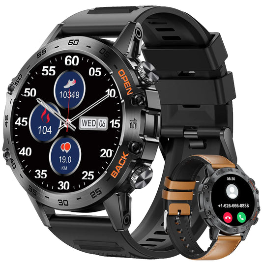 Tactical Fitness Tracker Military Smartwatch