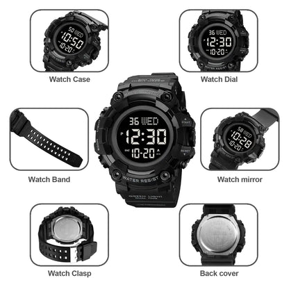 Outdoor Sports Multi-Function Electronic Watch