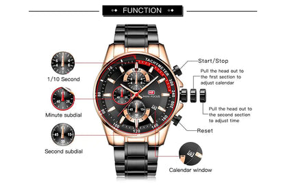 Men's Chronograph Stylish Quartz Watch