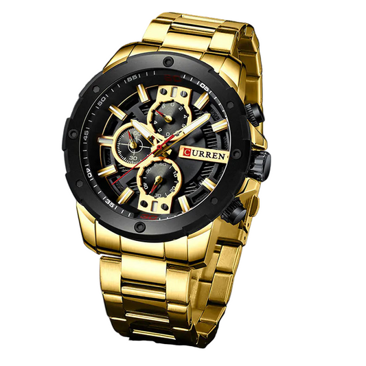 Casual Quartz Watch with Calendar