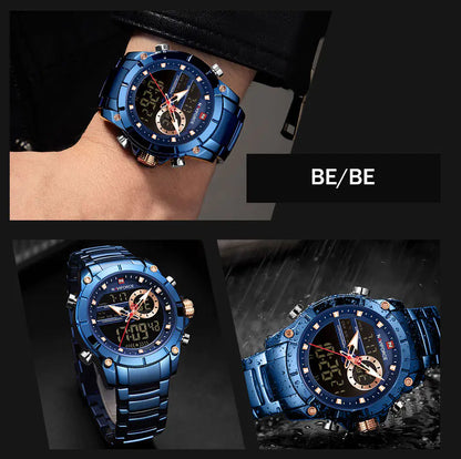 Quartz Watch with Steel Band