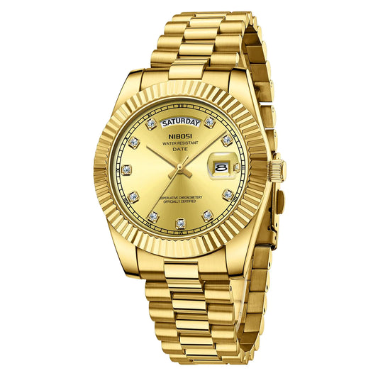 Analog Quartz Stainless Steel Watch for Men