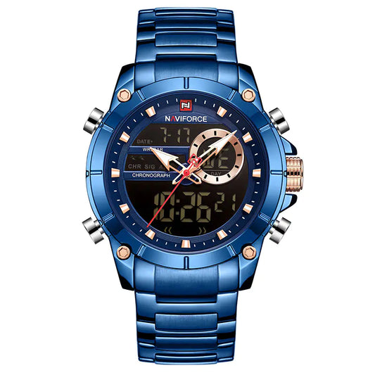 Quartz Watch with Steel Band